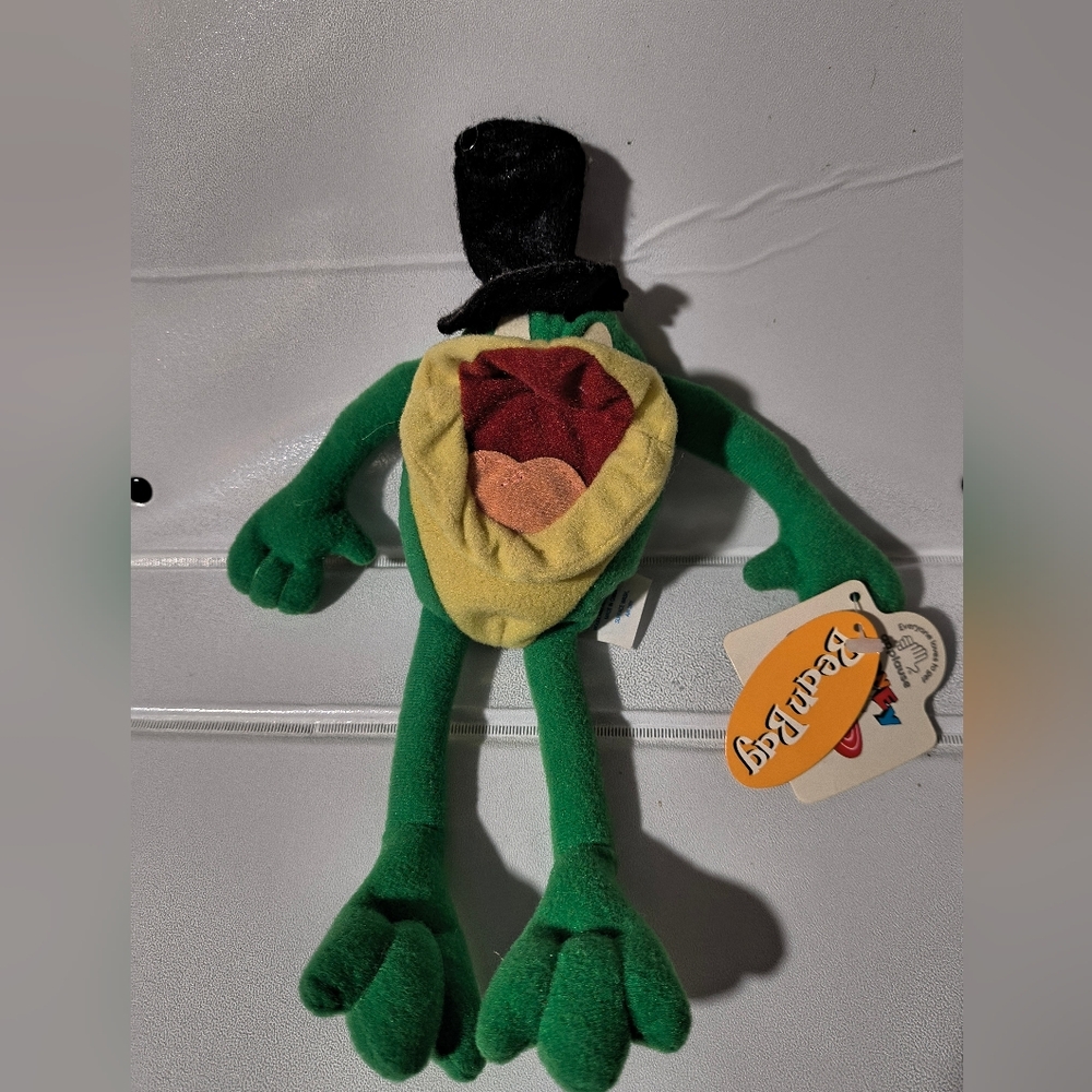 Warner Bros. Green and Yellow Bean Bag Plush